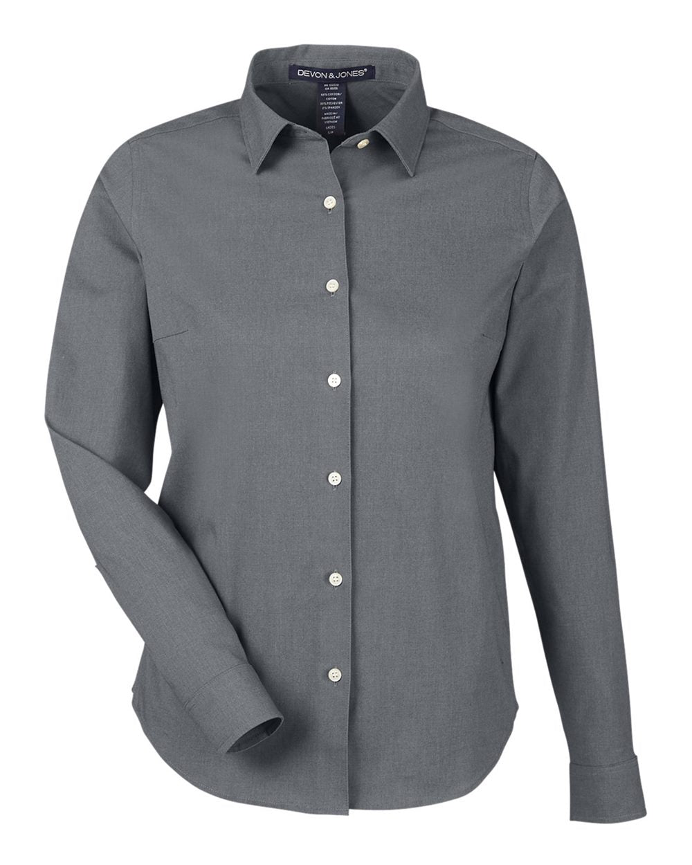 Women's Crownlux Performance® Spencer Poplin Dress Shirt - Devon & Jones DG505W