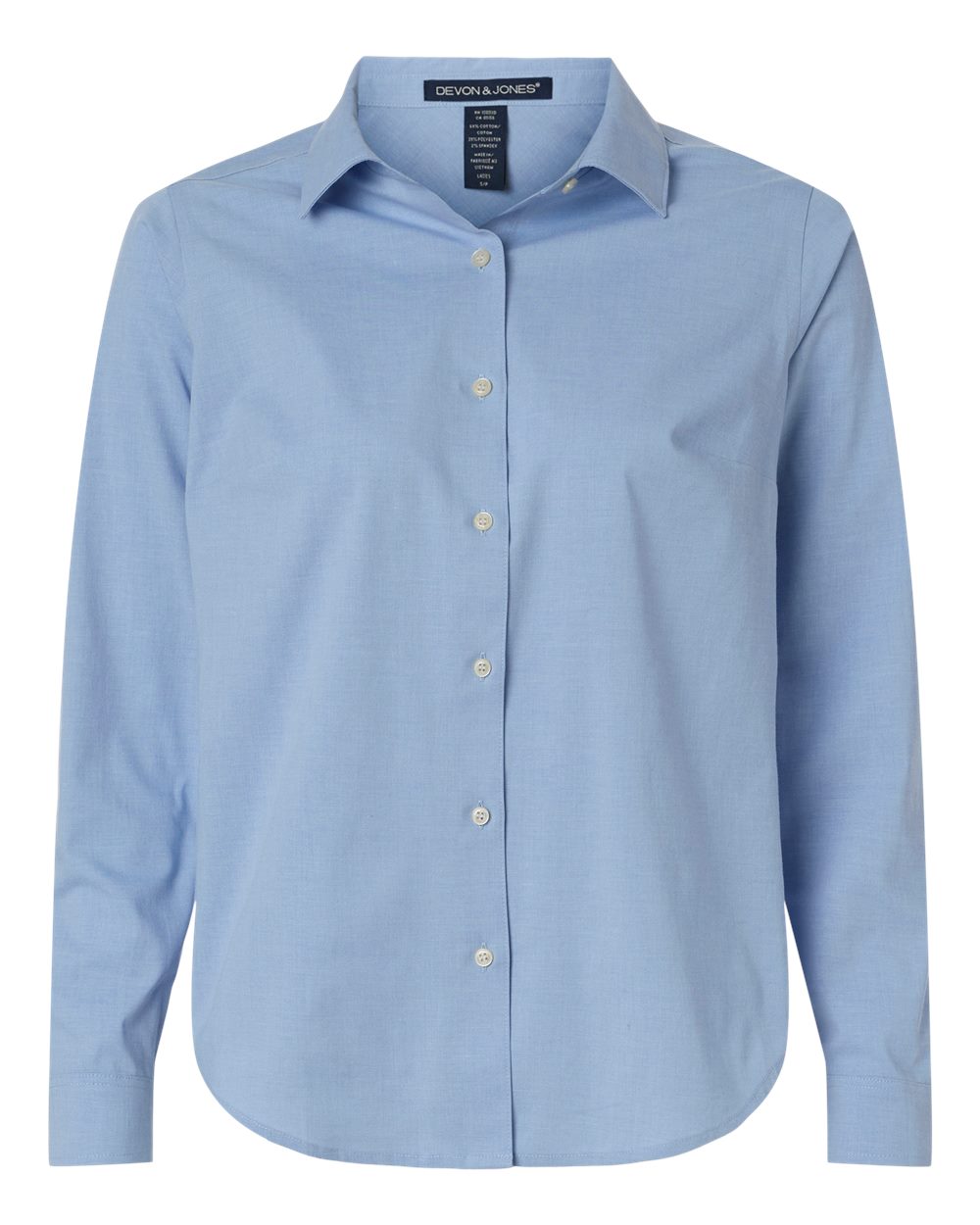 Women's Crownlux Performance® Spencer Poplin Dress Shirt - Devon & Jones DG505W