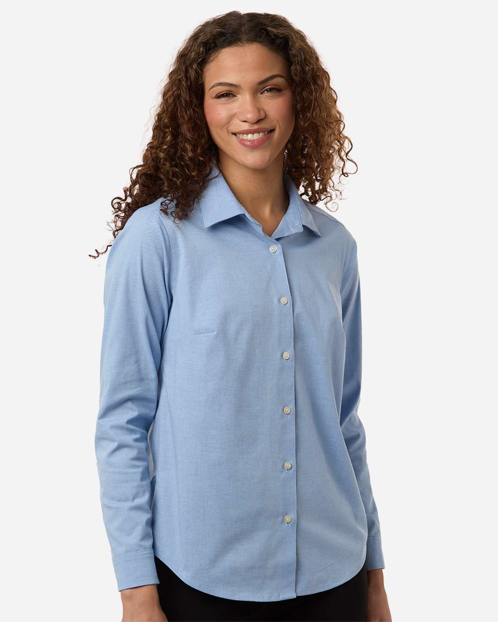 Women's Crownlux Performance® Spencer Poplin Dress Shirt - Devon & Jones DG505W
