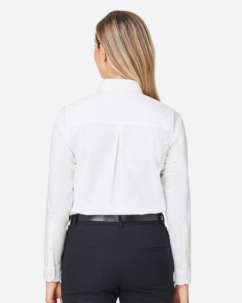 Women's Crownlux Performance® Spencer Poplin Dress Shirt - Devon & Jones DG505W