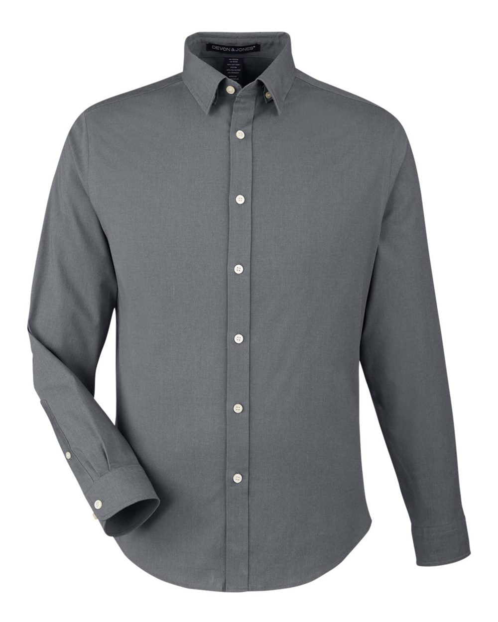 Men's Devon & Jones CrownLux Performance Spencer Poplin Dress Shirt -DG505