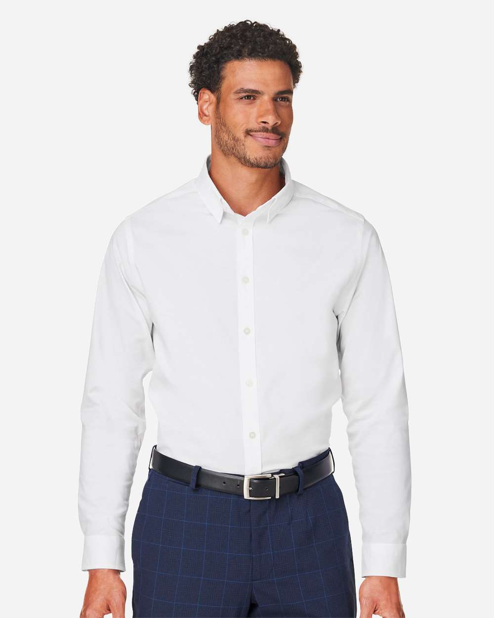Men's Devon & Jones CrownLux Performance Spencer Poplin Dress Shirt -DG505