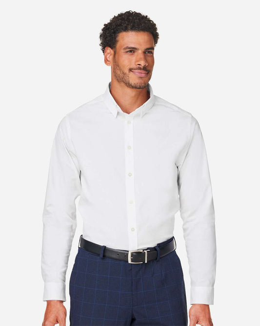 Men's Devon & Jones CrownLux Performance Spencer Poplin Dress Shirt -DG505