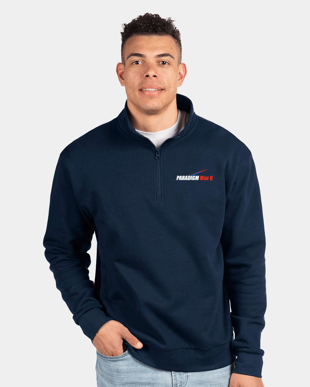 Unisex Fleece Quarter-Zip Pullover - Next Level 9643